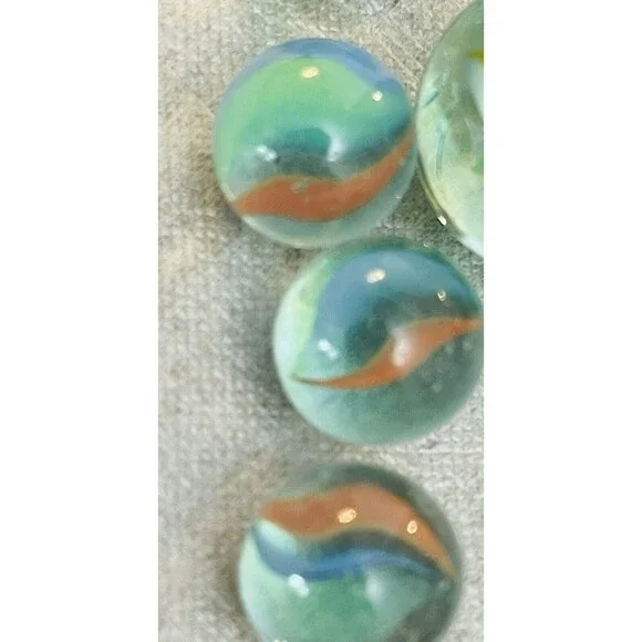 Lot Cat Eye Marbles Kidz Work Vintage ~1.5 lb  Assorted Colors & Size - Picture 5 of 13